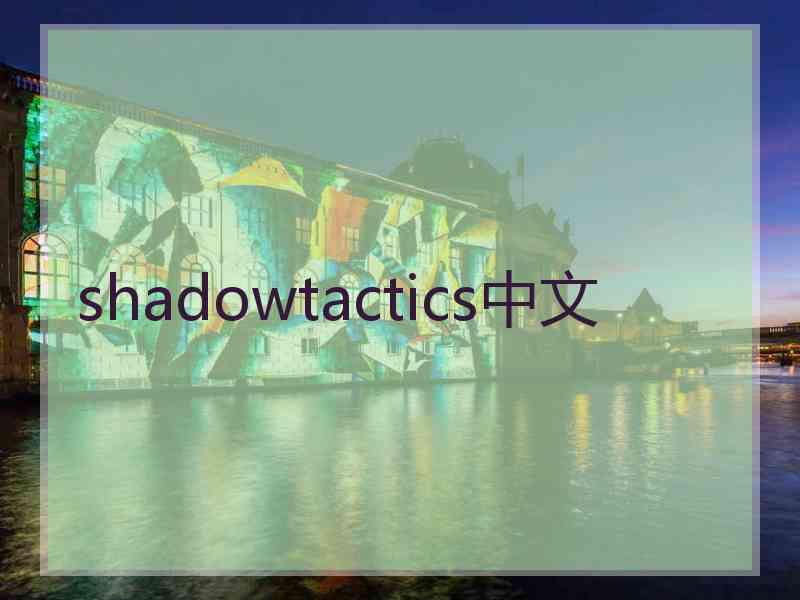 shadowtactics中文