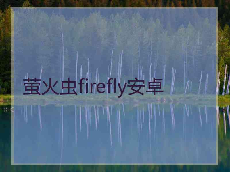 萤火虫firefly安卓
