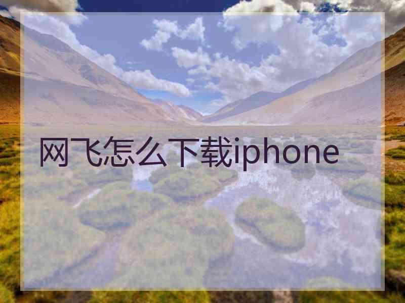 网飞怎么下载iphone