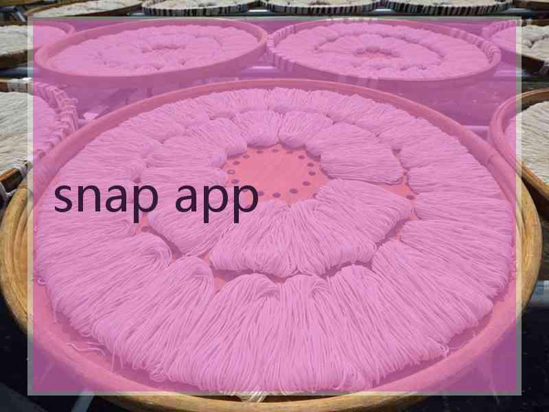 snap app