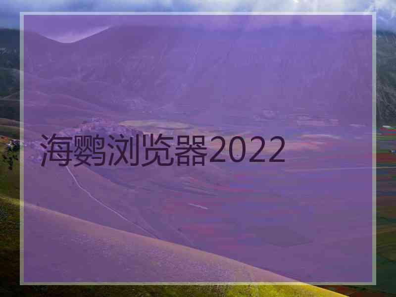 海鹦浏览器2022
