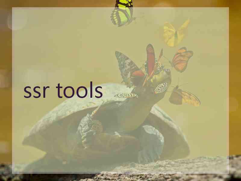 ssr tools