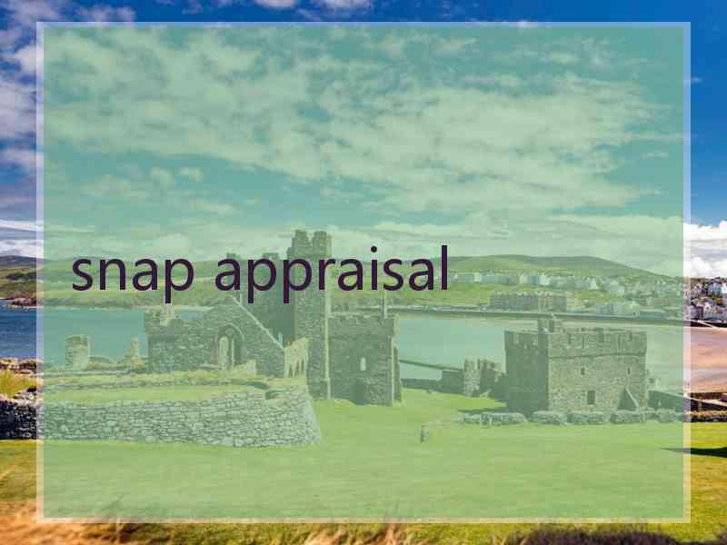 snap appraisal